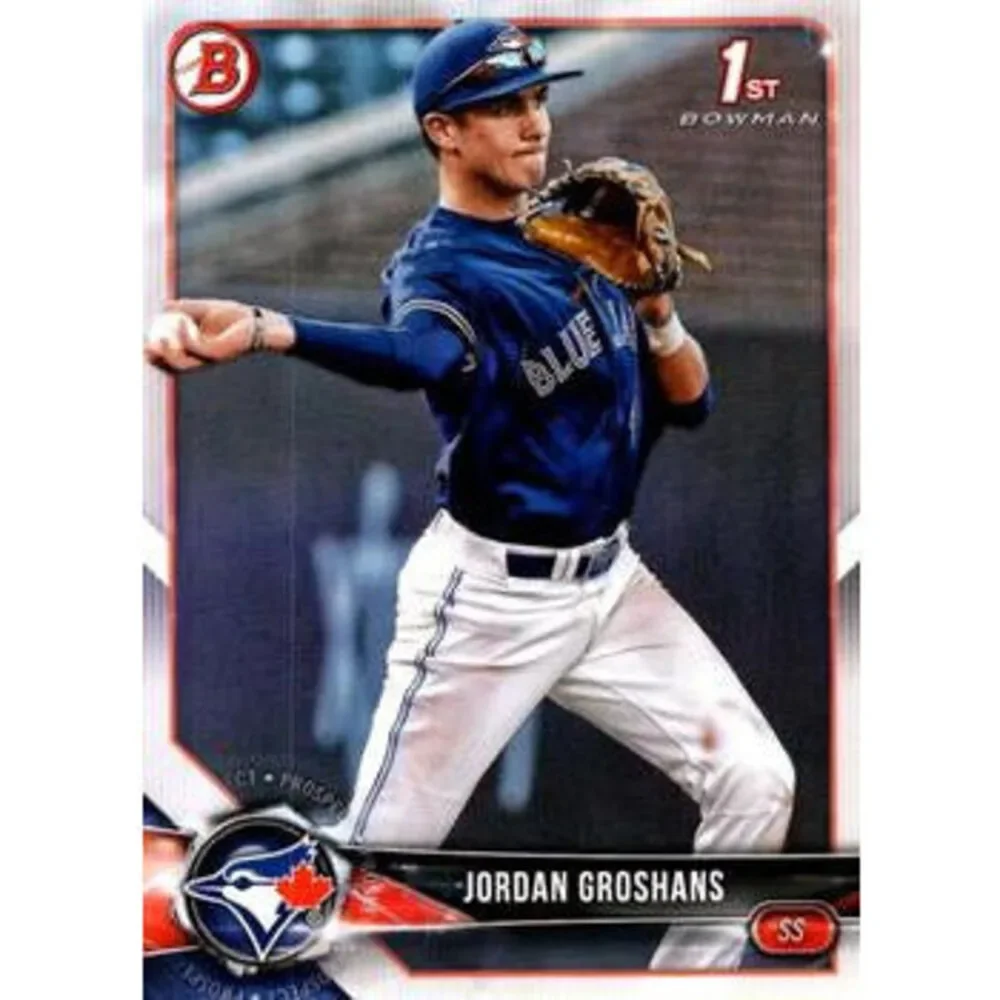 2018 Bowman Draft Jordan Groshans FBC BD-56 Toronto Blue Jays